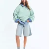 Bedrucktes Kapuzensweatshirt