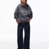 Bedrucktes Kapuzensweatshirt mit Kapuze – Tops und Bodys Bedrucktes Kapuzensweatshirt mit Kapuze – Tops und Bodys