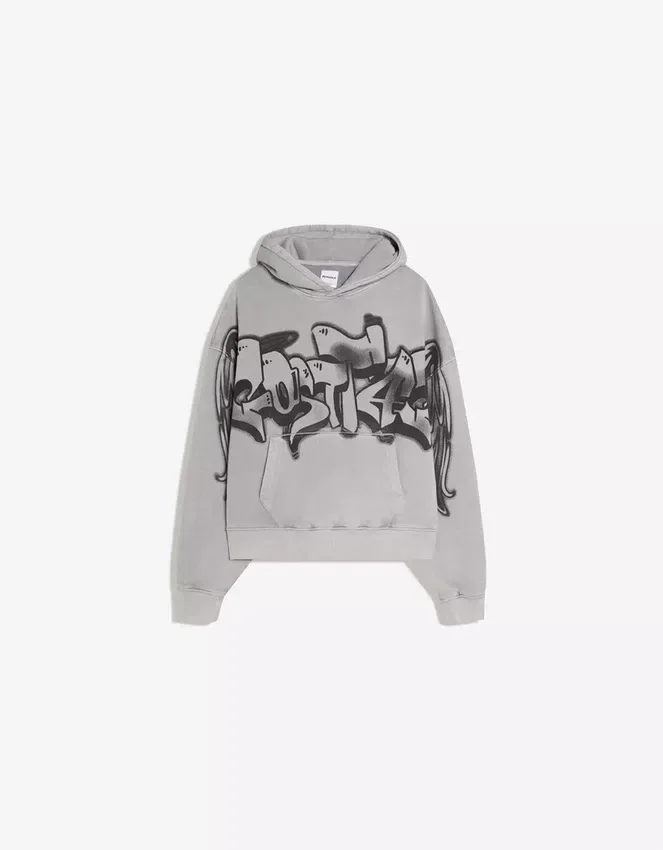 Bedrucktes Kapuzensweatshirt – Sweatshirts und Hoodies Bedrucktes Kapuzensweatshirt – Sweatshirts und Hoodies