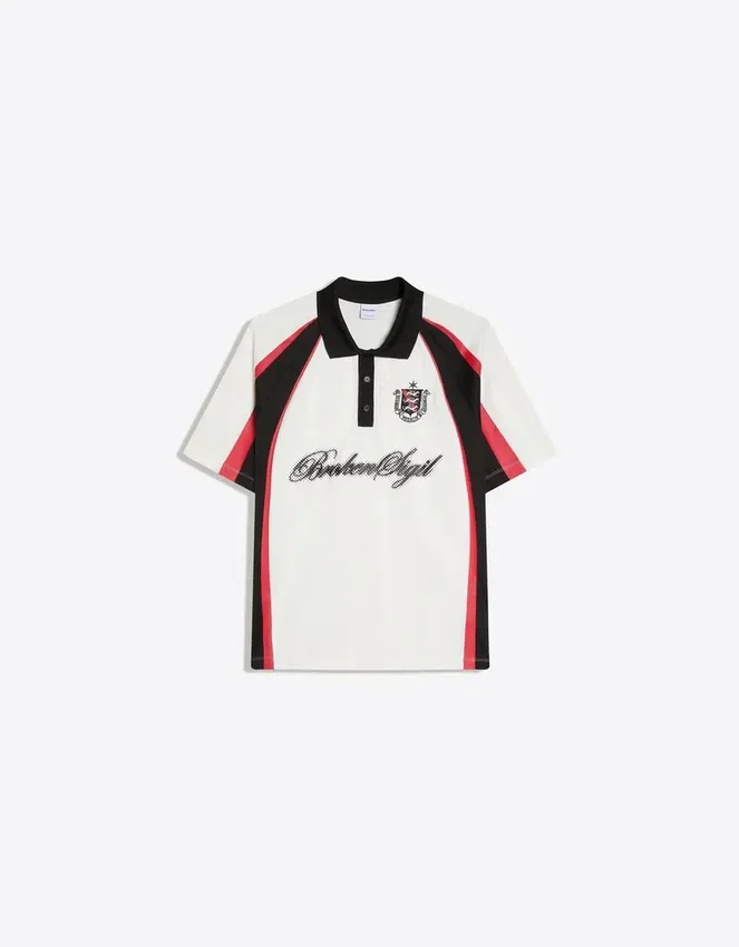 Bedrucktes Kurzarm-Poloshirt Bedrucktes Kurzarm-Poloshirt