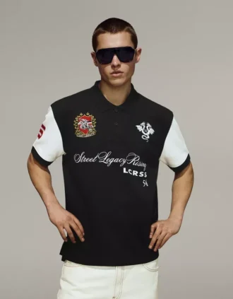 Bedrucktes Kurzarm-Poloshirt – T-Shirts und Poloshirts