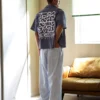 Bedrucktes Kurzarm-Shirt in Boxy-Fit-Passform – Hemden
