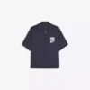 Bedrucktes Kurzarm-Shirt in Boxy-Fit-Passform – Hemden