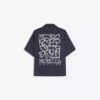 Bedrucktes Kurzarm-Shirt in Boxy-Fit-Passform – Hemden