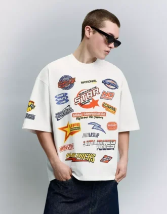 Bedrucktes Kurzarm-T-Shirt – T-Shirts und Poloshirts