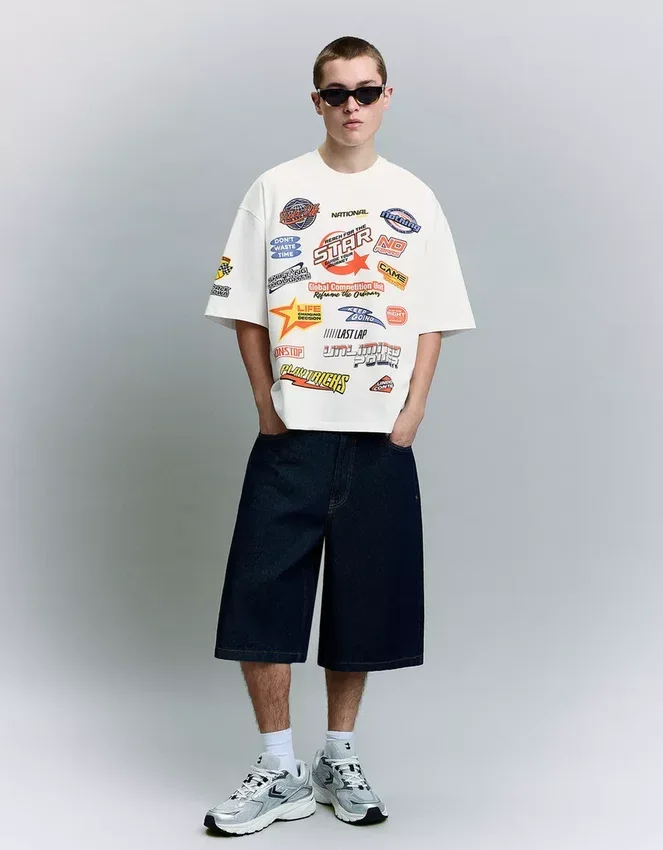Bedrucktes Kurzarm-T-Shirt – T-Shirts und Poloshirts Bedrucktes Kurzarm-T-Shirt – T-Shirts und Poloshirts