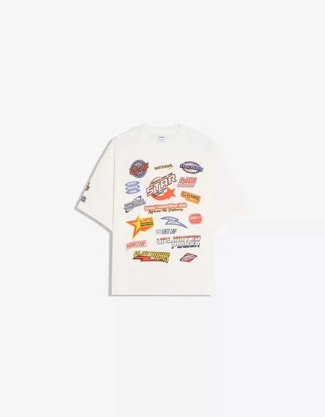 Bedrucktes Kurzarm-T-Shirt – T-Shirts und Poloshirts Bedrucktes Kurzarm-T-Shirt – T-Shirts und Poloshirts