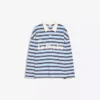 Bedrucktes Langarm-T-Shirt mit Poloshirt-Kragen – #Bershkastyle – Damen Bedrucktes Langarm-T-Shirt mit Poloshirt-Kragen – #Bershkastyle – Damen