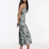 Bedrucktes Midikleid Bedrucktes Midikleid