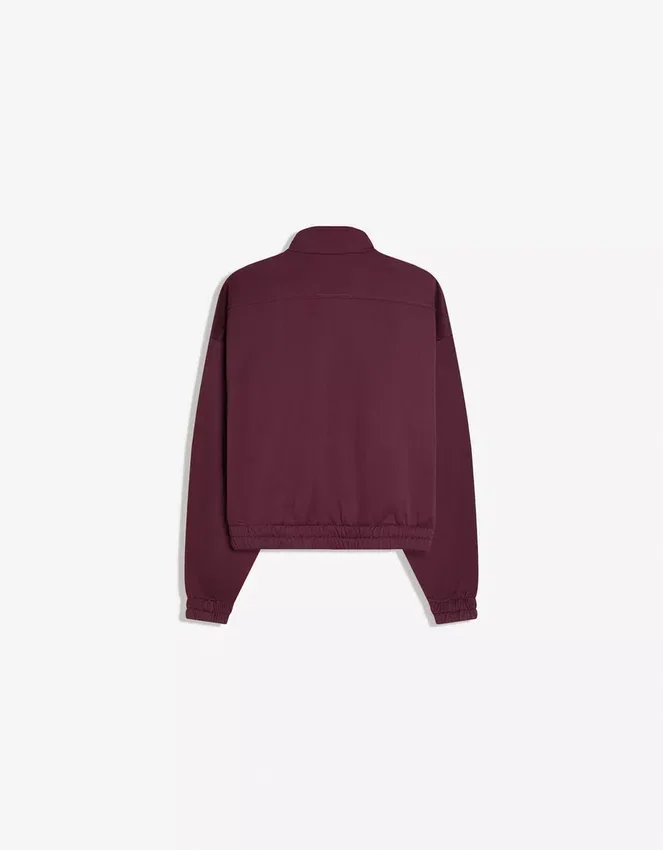 Bedrucktes Sweatshirt mit Reißverschluss Bedrucktes Sweatshirt mit Reißverschluss