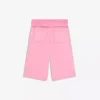 Bermudashorts aus Plüsch mit Fading-Effekt Bermudashorts aus Plüsch mit Fading-Effekt