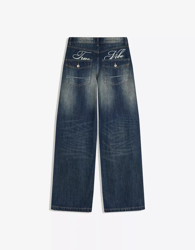 Bestickte Boyfriend-Jeans mit niedriger Leibhöhe – #Bershkastyle – Damen Bestickte Boyfriend-Jeans mit niedriger Leibhöhe – #Bershkastyle – Damen