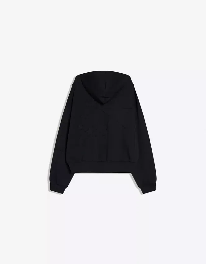 Bestickte Kapuzenjacke mit Reißverschluss – Sweatshirts und Hoodies Bestickte Kapuzenjacke mit Reißverschluss – Sweatshirts und Hoodies