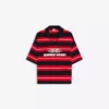 Besticktes gestreiftes Kurzarm-Poloshirt – T-Shirts und Poloshirts Besticktes gestreiftes Kurzarm-Poloshirt – T-Shirts und Poloshirts