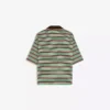 Besticktes gestreiftes Kurzarm-Poloshirt – T-Shirts und Poloshirts Besticktes gestreiftes Kurzarm-Poloshirt – T-Shirts und Poloshirts