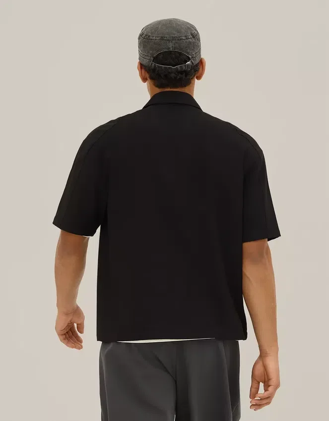 Besticktes Kurzarm-Poloshirt – Hemden Besticktes Kurzarm-Poloshirt – Hemden