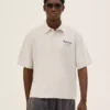 Besticktes Kurzarm-Poloshirt – Hemden – Herren