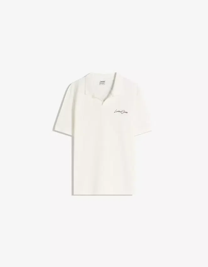 Besticktes Kurzarm-Poloshirt – T-Shirts und Poloshirts Besticktes Kurzarm-Poloshirt – T-Shirts und Poloshirts