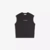 Besticktes, ärmelloses T-Shirt Besticktes, ärmelloses T-Shirt