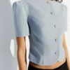Blazer mit Puffärmeln und Shorts – Jacken und Trenchcoats Blazer mit Puffärmeln und Shorts – Jacken und Trenchcoats