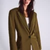 Blazer mit Schnalle am Rücken – Jacken und Trenchcoats Blazer mit Schnalle am Rücken – Jacken und Trenchcoats
