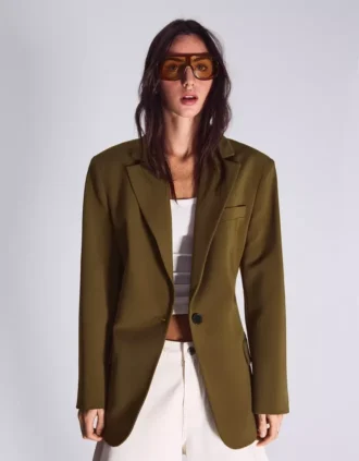Blazer mit Schnalle am Rücken – Jacken und Trenchcoats