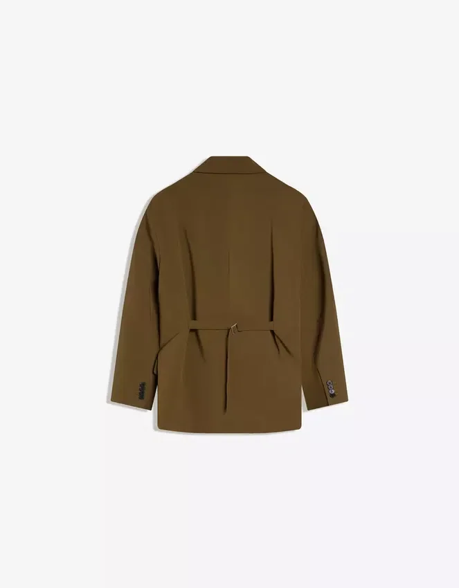 Blazer mit Schnalle am Rücken – Jacken und Trenchcoats Blazer mit Schnalle am Rücken – Jacken und Trenchcoats