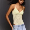 Bodysuit mit Spitzen-Trägern Bodysuit mit Spitzen-Trägern