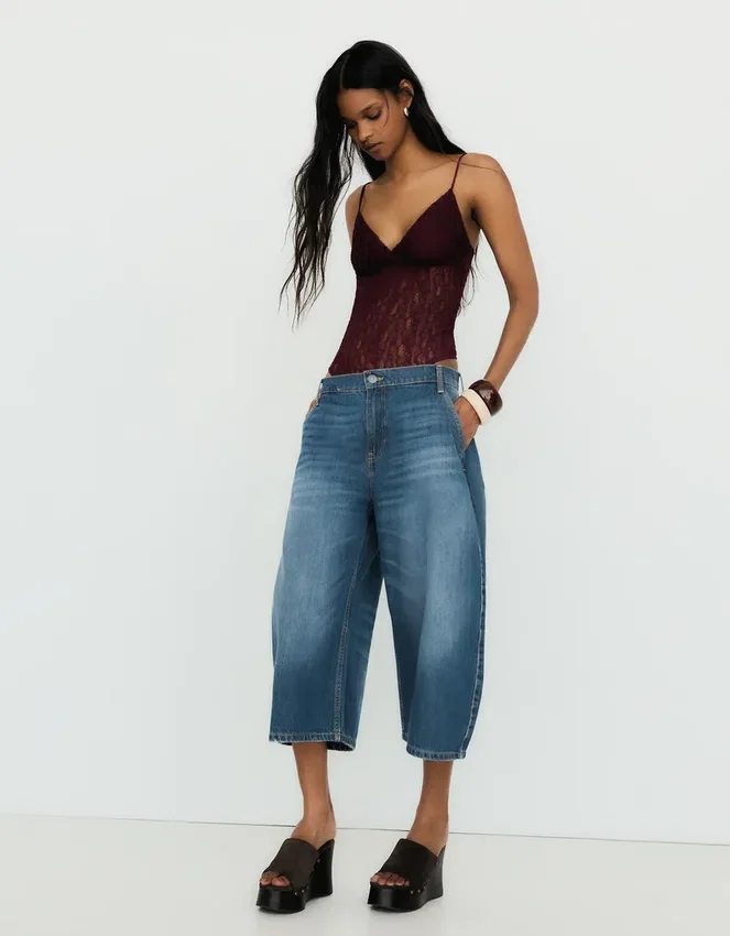 Bodysuit mit Spitzen-Trägern Bodysuit mit Spitzen-Trägern