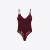 Bodysuit mit Spitzen-Trägern Bodysuit mit Spitzen-Trägern
