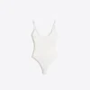 Bodysuit mit Trägern und Drapierung Bodysuit mit Trägern und Drapierung