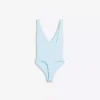 Bodysuit mit Trägern und Raffungen Bodysuit mit Trägern und Raffungen