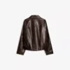 Bomberjacke aus Faux Leather mit Gürtel – #Bershkastyle – Damen Bomberjacke aus Faux Leather mit Gürtel – #Bershkastyle – Damen
