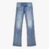 Bootcut-Jeans mit niedriger Leibhöhe und Patten Bootcut-Jeans mit niedriger Leibhöhe und Patten