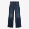 Bootcut-Jeans mit niedriger Leibhöhe und Patten – Hose