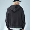 Boxy Fit Cropped Sweatshirt mit Reißverschluss – Sweatshirts und Hoodies – Herren Boxy Fit Cropped Sweatshirt mit Reißverschluss – Sweatshirts und Hoodies – Herren