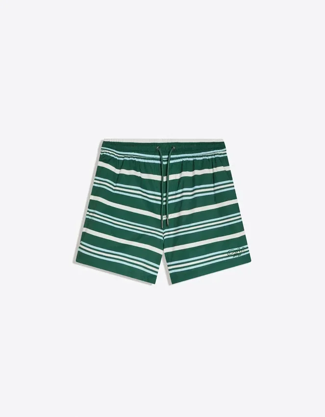 Boxy Fit gestreifte Badehose – Bershka Lovers Boxy Fit gestreifte Badehose – Bershka Lovers