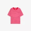 Boxy Fit T-Shirt mit Streifen – T-Shirts