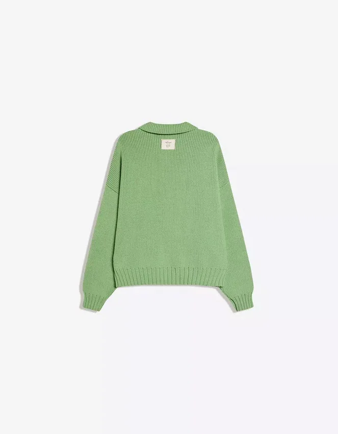 Boxy-Poloshirt-Pullover Boxy-Poloshirt-Pullover