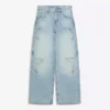 Boyfriend-Jeans mit niedriger Leibhöhe und Sternen Boyfriend-Jeans mit niedriger Leibhöhe und Sternen