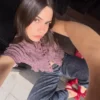 Boyfriend-Jeans mit niedriger Leibhöhe und Struktur