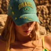 Brasilianische bestickte Kappe