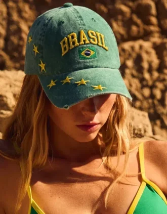 Brasilianische bestickte Kappe