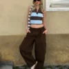 Cargo-Fallschirm-Hose – #Bershkastyle – Damen