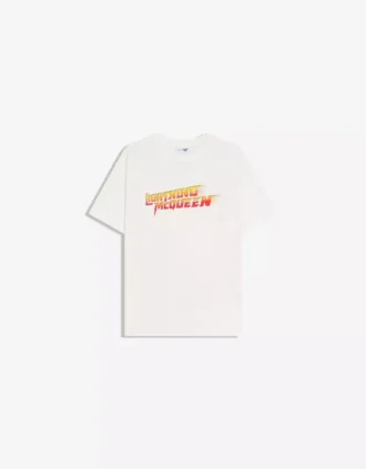Cars Oversize-T-Shirt mit kurzen Ärmeln und Aufdruck – Damen