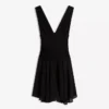 Chiffon-Mini-Kleid mit Volants