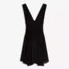 Chiffon-Mini-Kleid mit Volants