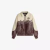 Color-Block-Faux Leather-Jacke – Jacken Color-Block-Faux Leather-Jacke – Jacken