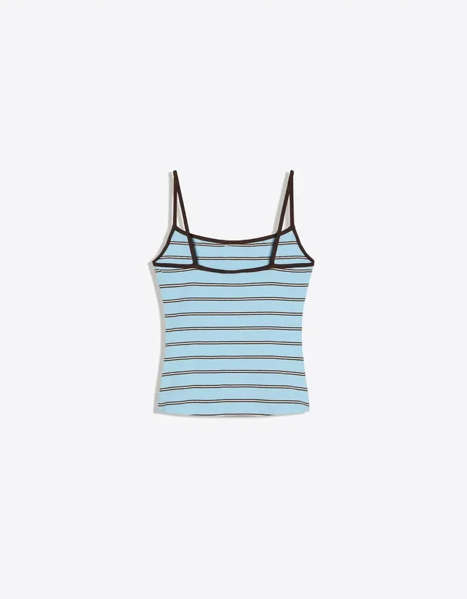 Contrast Striped Strappy Top – Combo Wins % Contrast Striped Strappy Top – Combo Wins %