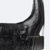 Cowboy-Stiefel mit Kettenverzierung – Stiefeletten – Herren Cowboy-Stiefel mit Kettenverzierung – Stiefeletten – Herren